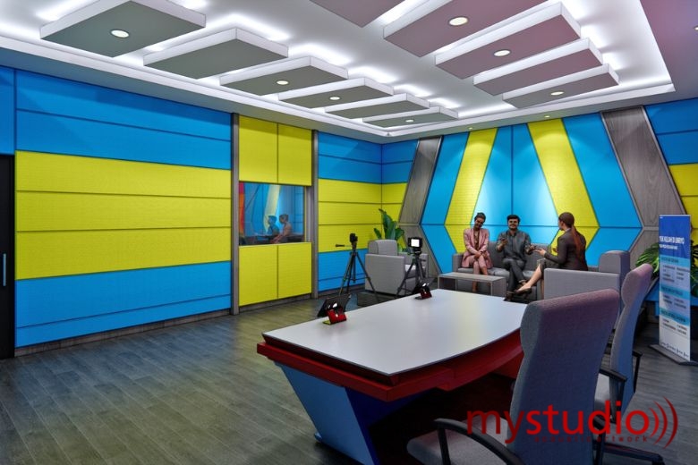 Pembuatan Studio Broadcast UNRIYO Yogyakarta - Portofolio Mystudio